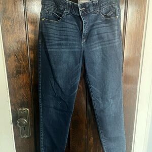 Democracy Dark Blue Straight Leg Jeans